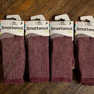 NEW - 4-PAIRS of Smartwool Mens Hike Merino Wool Crew Socks - Large L